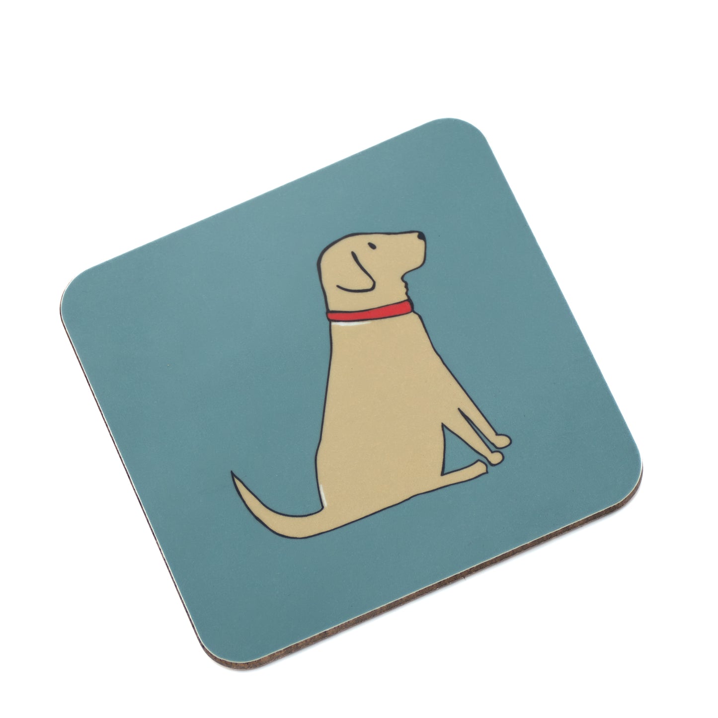 Sweet William Yellow Labrador Coaster