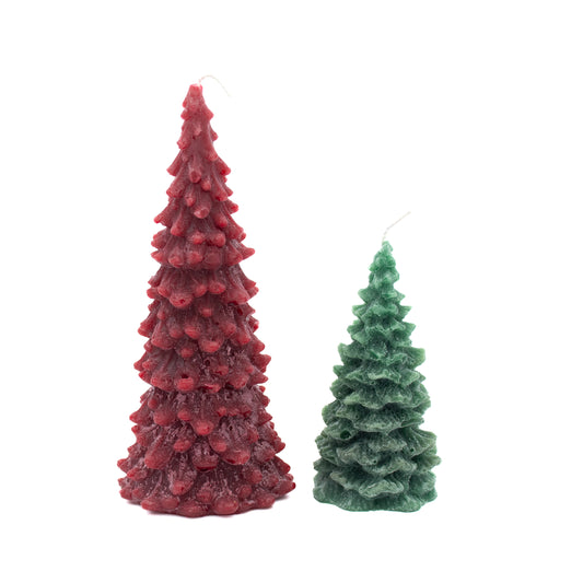 Red Fir Tree Candle