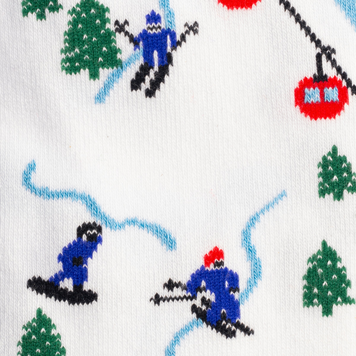 Ski Scene Bamboo Socks