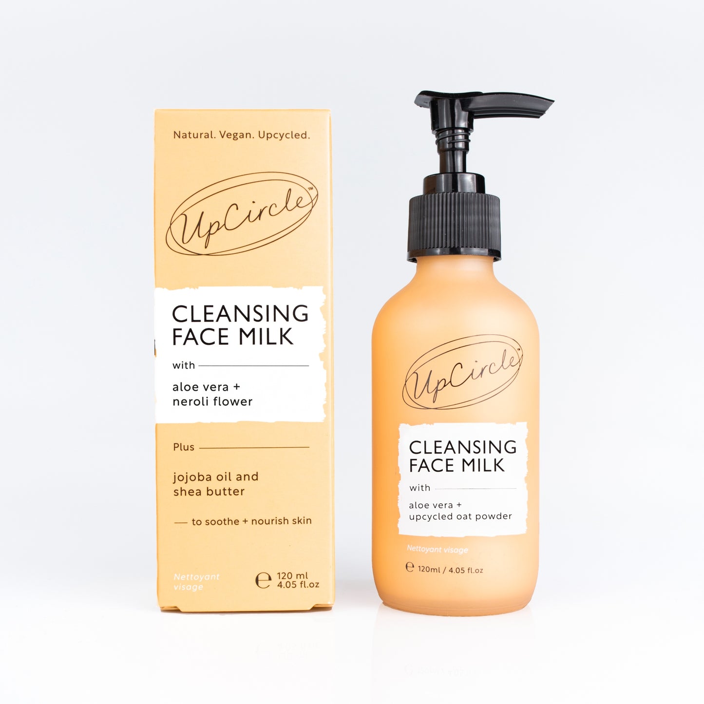 UpCircle Cleansing Face Milk with Aloe Vera & Upcycled Oat Powder