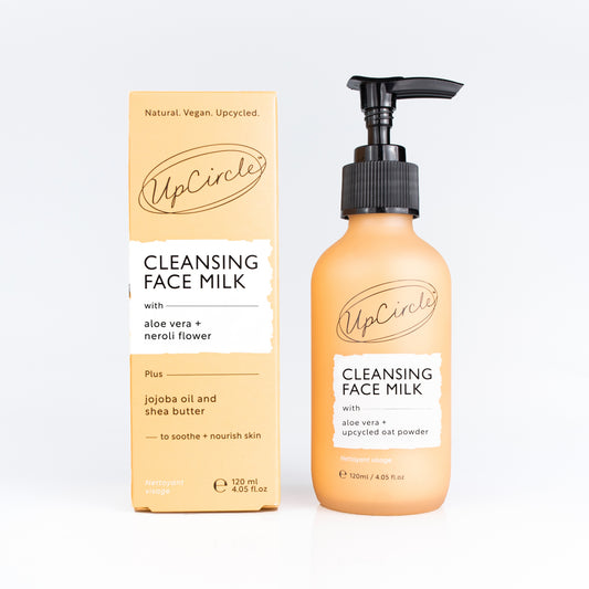 UpCircle Cleansing Face Milk with Aloe Vera & Upcycled Oat Powder