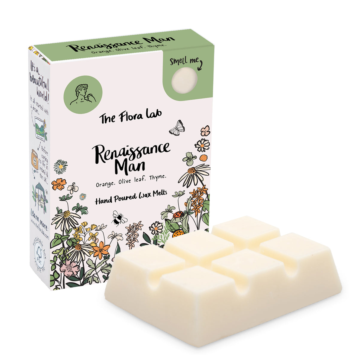 The Flora Lab Renaissance Man Wax Melts