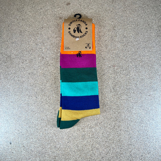 Multi Colour Block Stripe