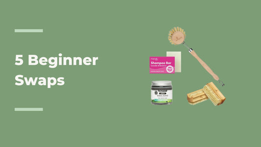 5 Beginner Plastic Free Swaps we recommend to everyone!