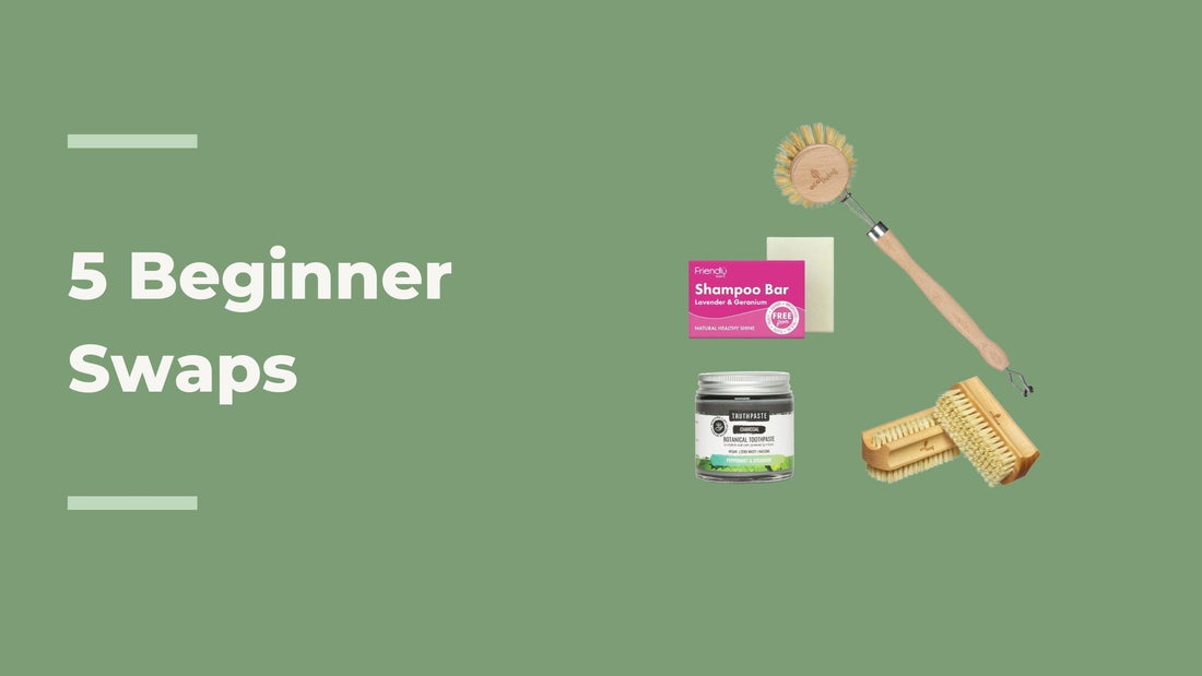 5 Beginner Plastic Free Swaps we recommend to everyone!