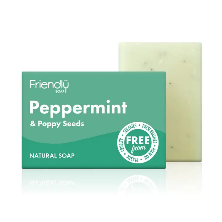 Peppermint and Poppyseed Soap Bar