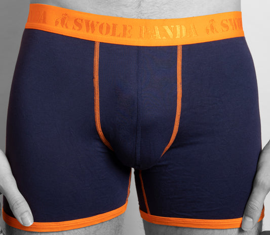 Navy with Orange Band