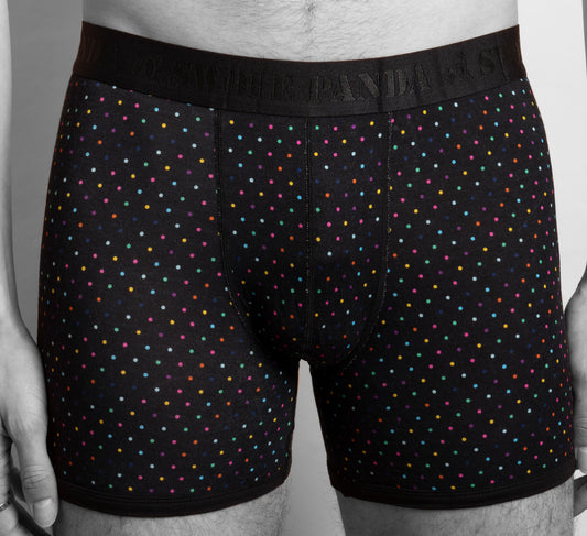 Multi-Coloured Dots with Black Band