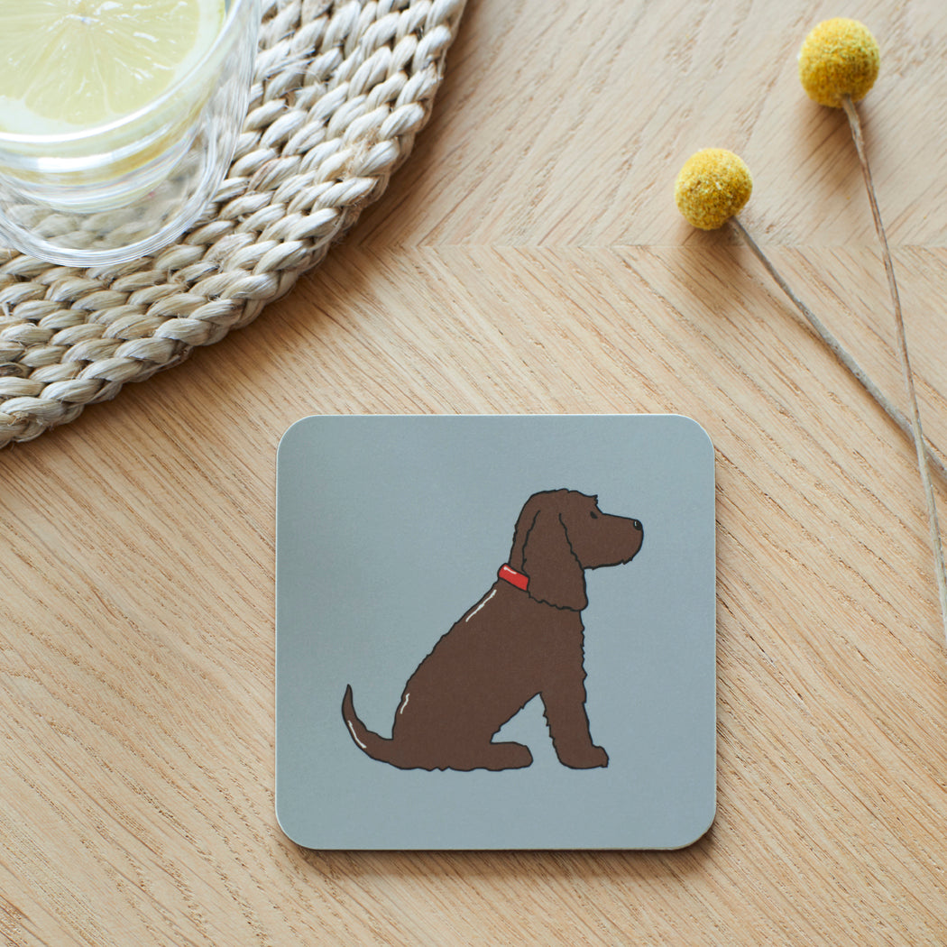Brown Cocker Spaniel Coaster