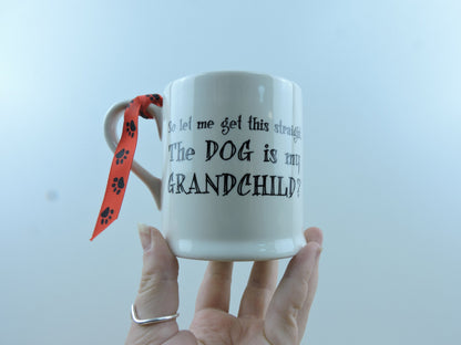 Sweet William The Dog is My Grandchild Mug