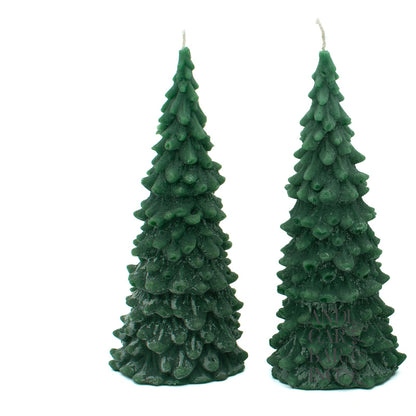 Green Fir Tree Candle