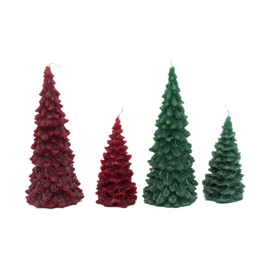Green Fir Tree Candle