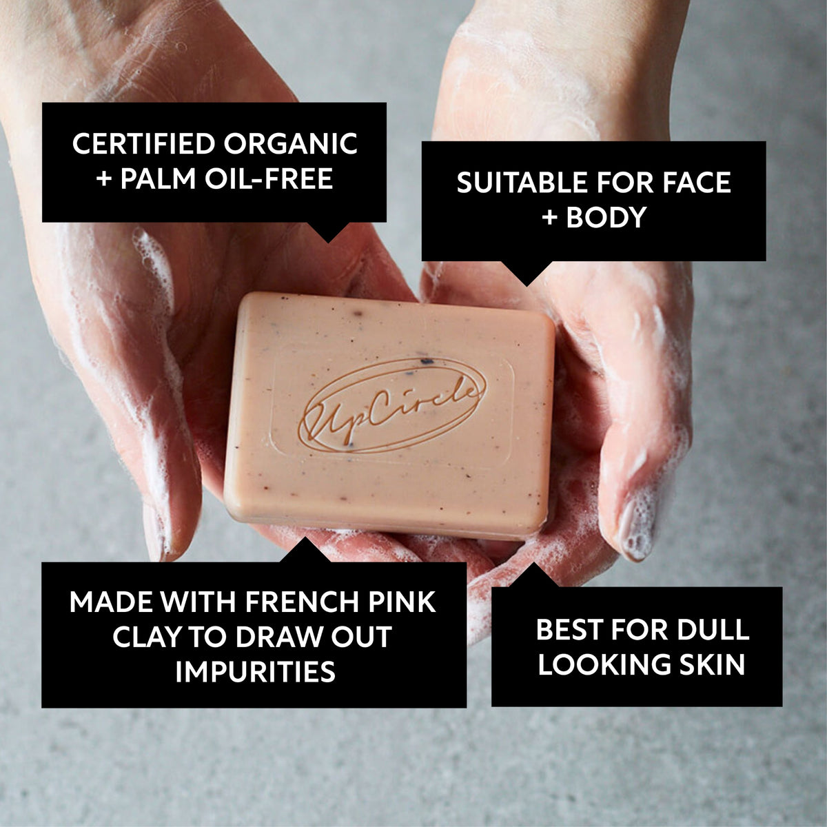 UpCircle Cinnamon & Ginger Chai Cleansing Soap Bar