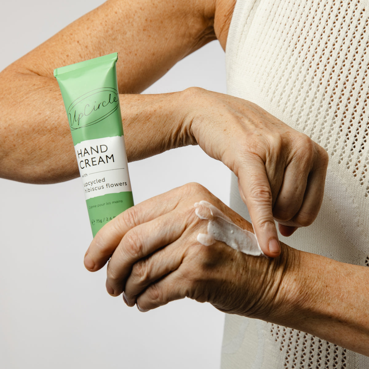 UpCircle Hand Cream with Upcycled Hibiscus Flowers