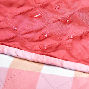 Dock & Bay Pink Check Picnic Blanket