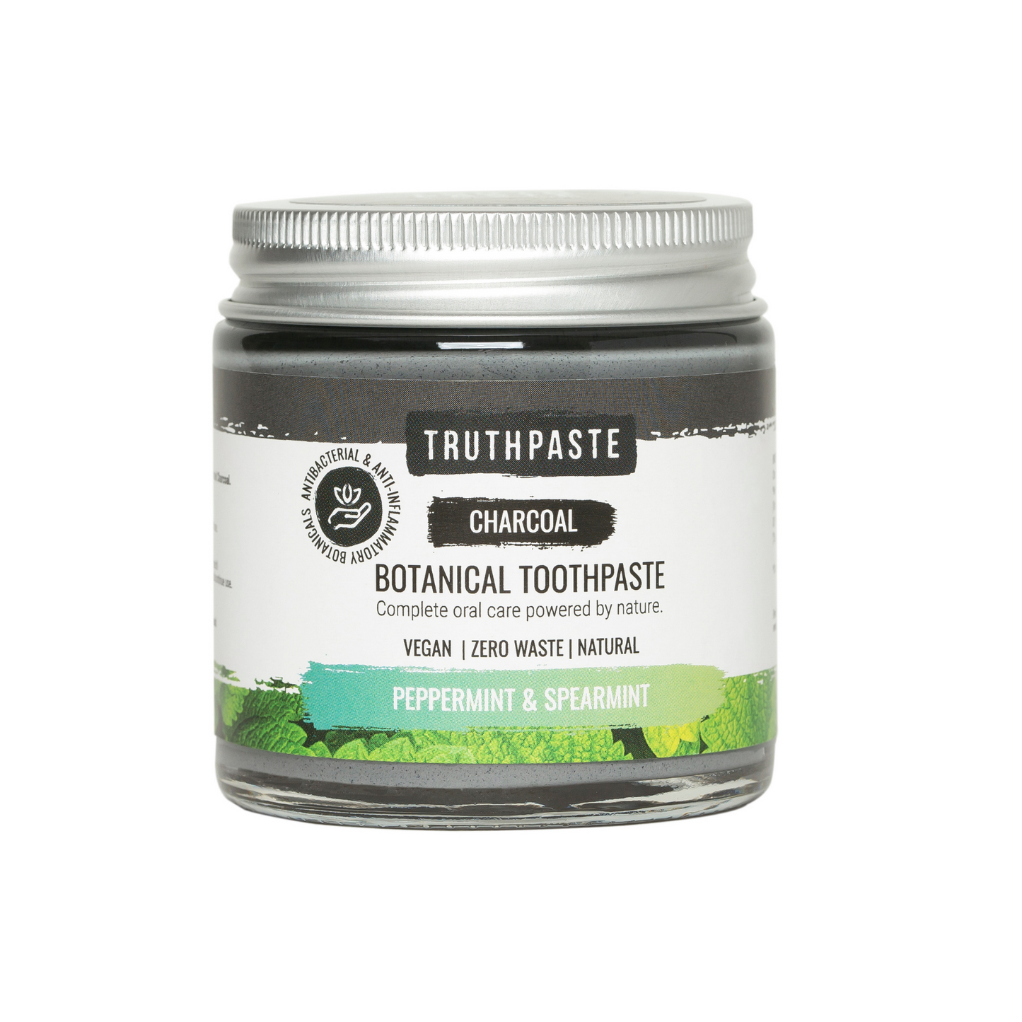 Charcoal Peppermint and Spearmint Toothpaste