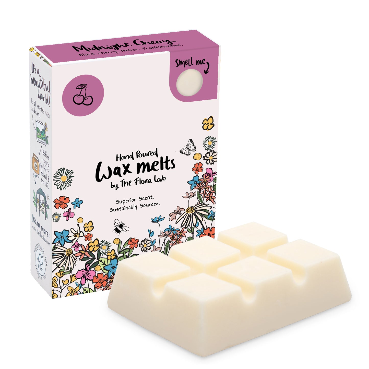 The Flora Lab Midnight Cherry Wax Melts