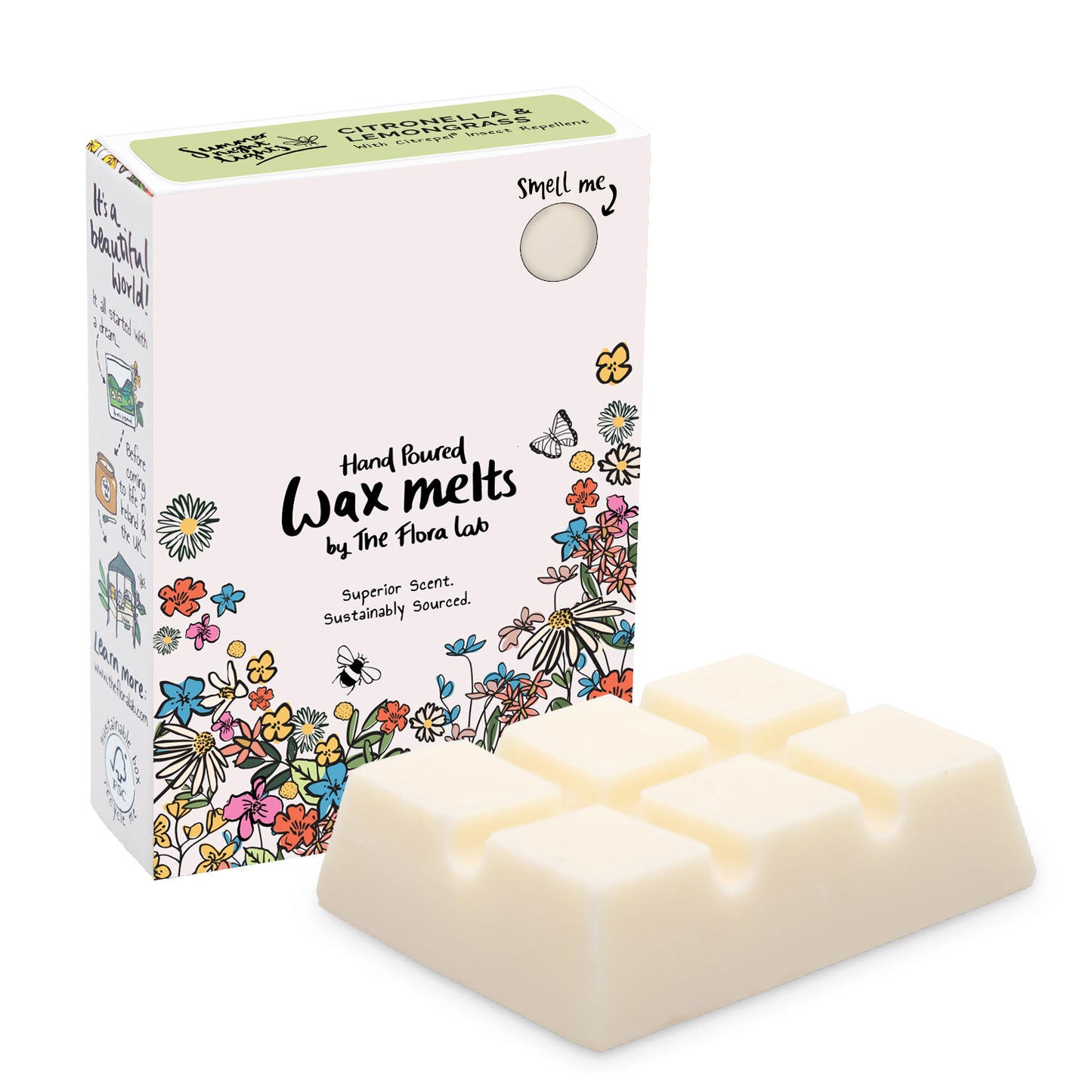 The Flora Lab Citronella & Lemongrass Wax Melts