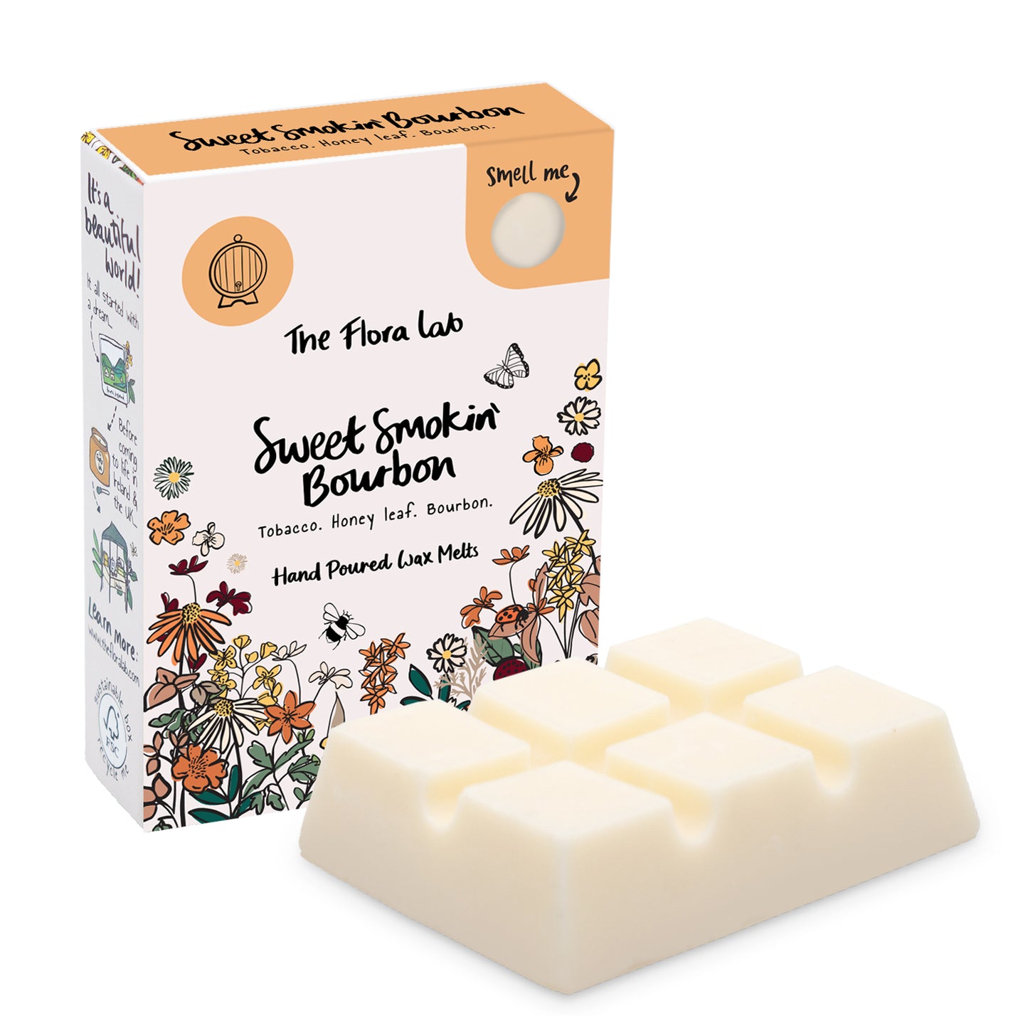 The Flora Lab Sweet Smokin' Bourbon Wax Melts