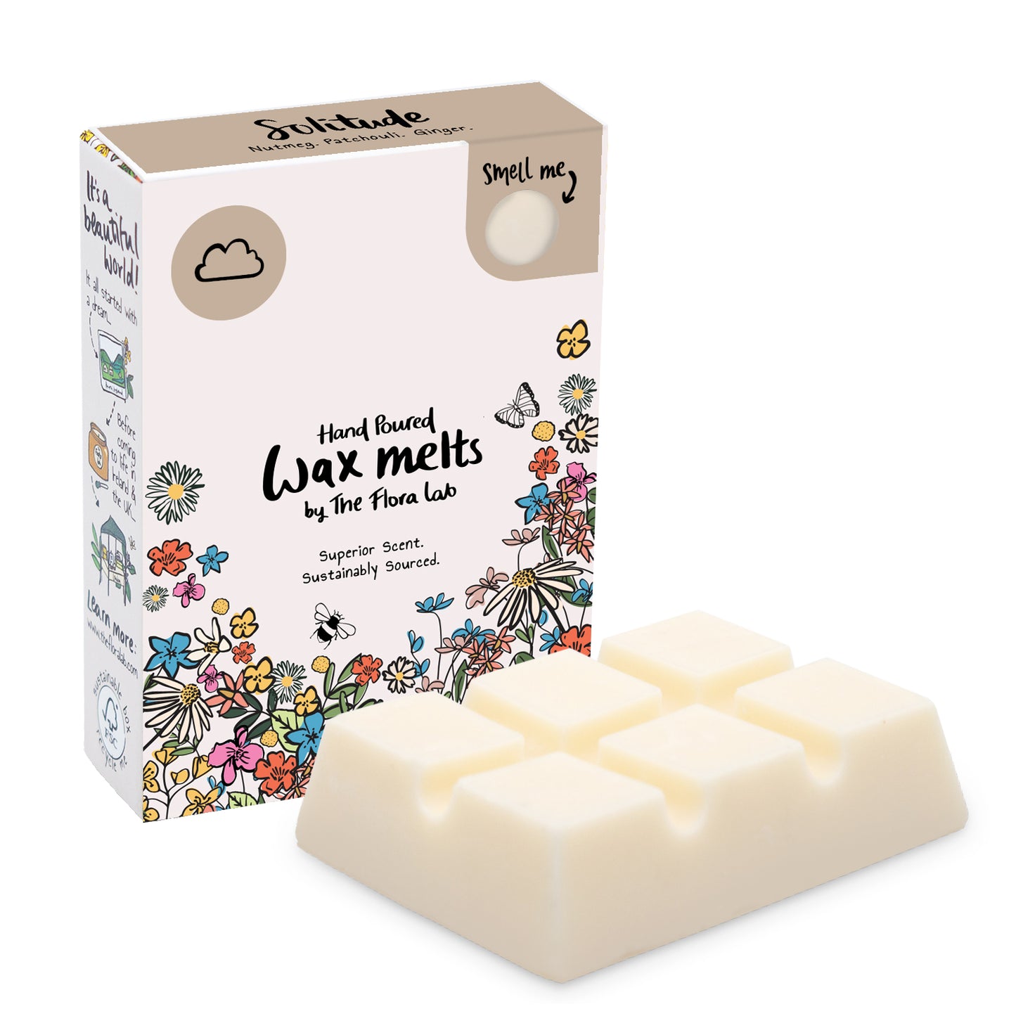The Flora Lab Solitude Wax Melts