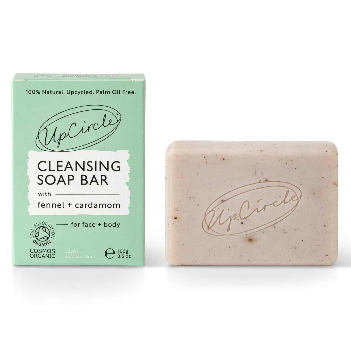 UpCircle Fennel & Cardamom Chai Cleansing Soap Bar