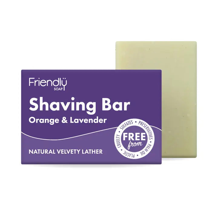 Friendly Soap Orange & Lavender Shaving Bar
