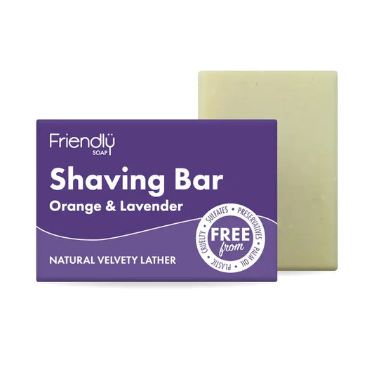 Friendly Soap Orange & Lavender Shaving Bar